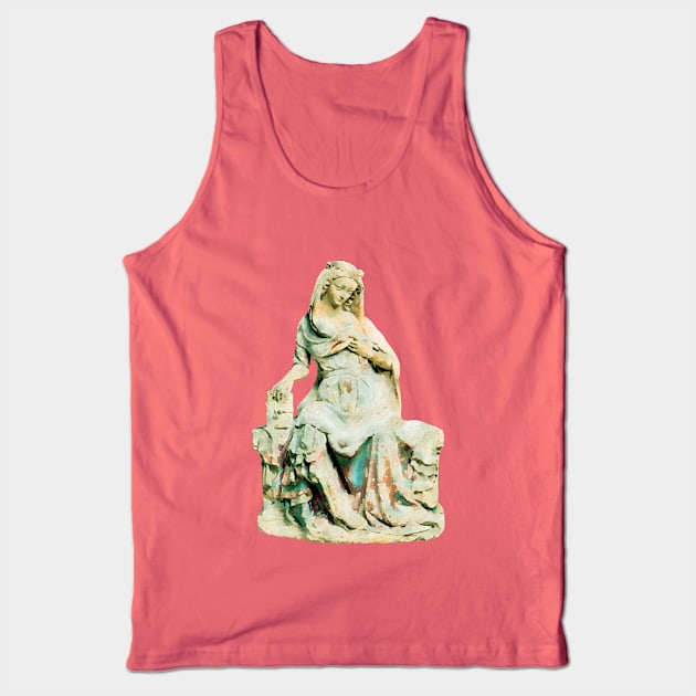 Mary of the Annunciation Watercolor Tank Top by terrybain